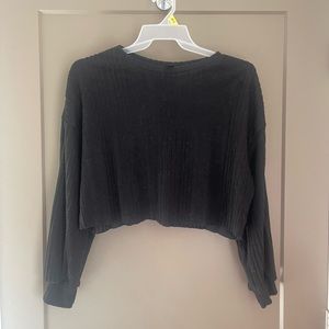 Shein Cropped Black Sweater